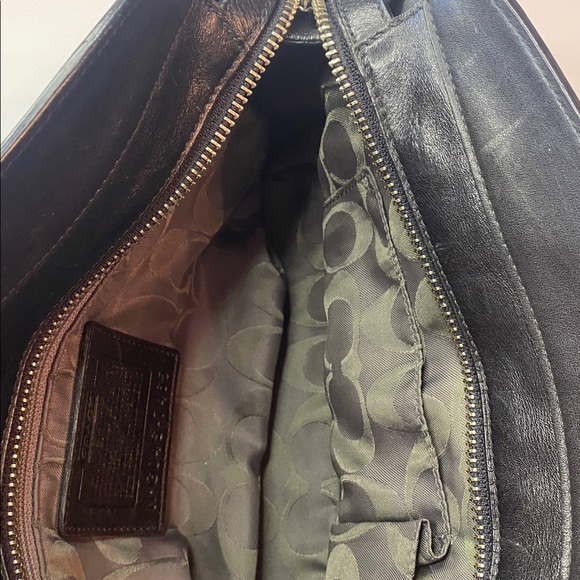 VTG Coach Hamilton Bag Black Leather - Picture 5 of 14